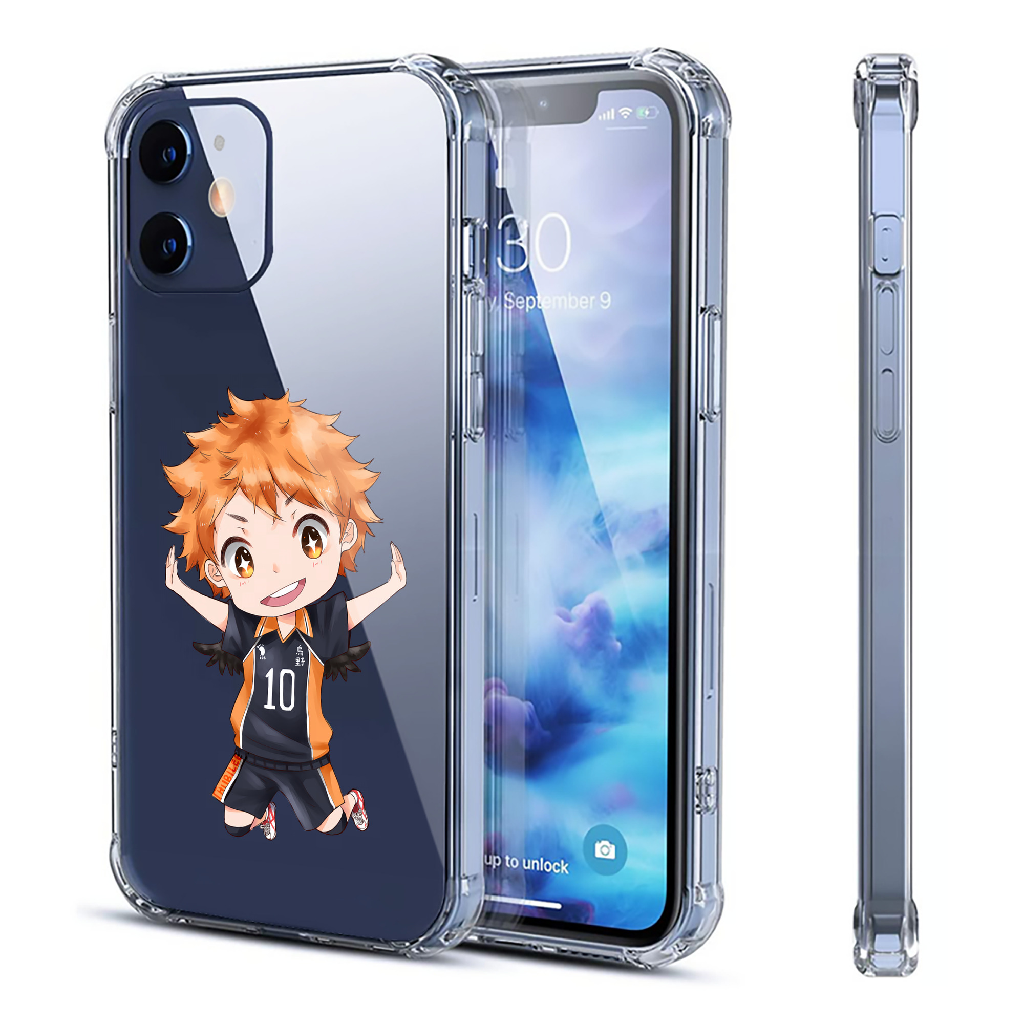 （画像用） ハイキュー!! Haikyu!! 【iPhone 12シリーズ対応】透明スマホケース（クリアソフトケース）